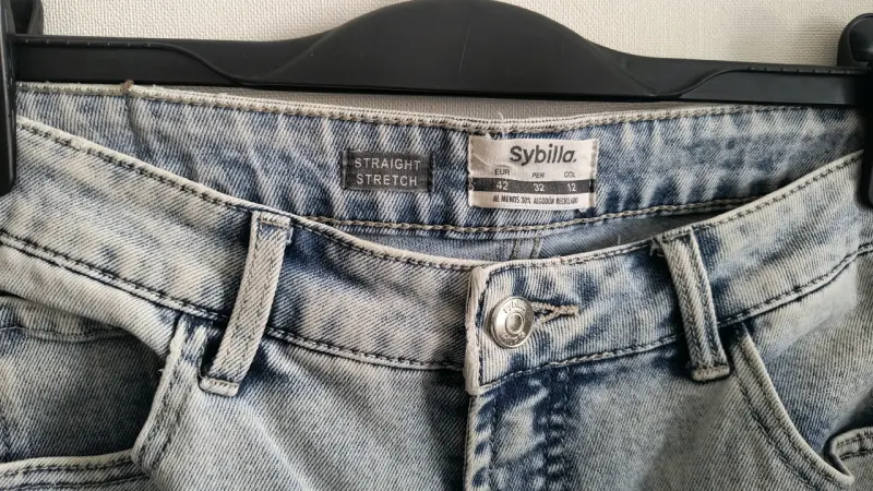 Jeans Sybilla rectos azul claro - 2