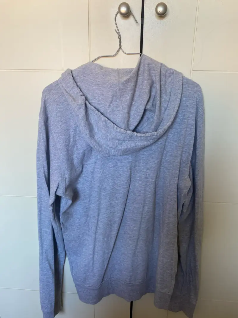 Polerón con capucha Lacoste gris - 4