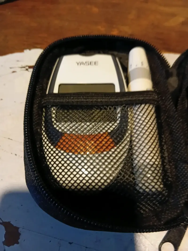 Glucómetro GoChek2 con estuche portátil - 2