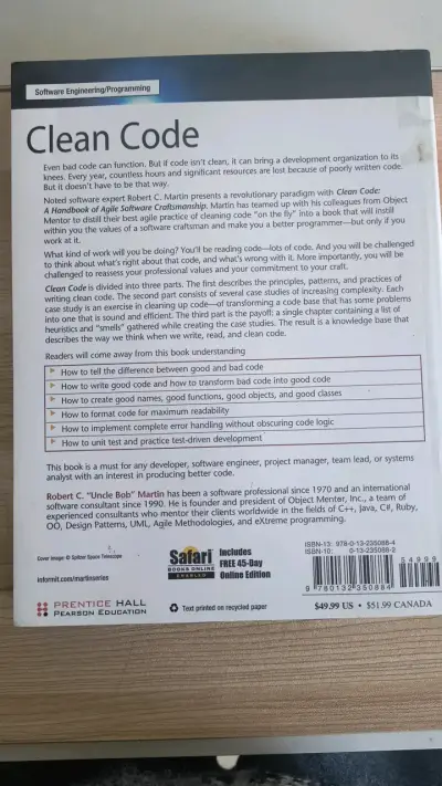 Libro Clean Code de Robert C. Martin - miniatura 2