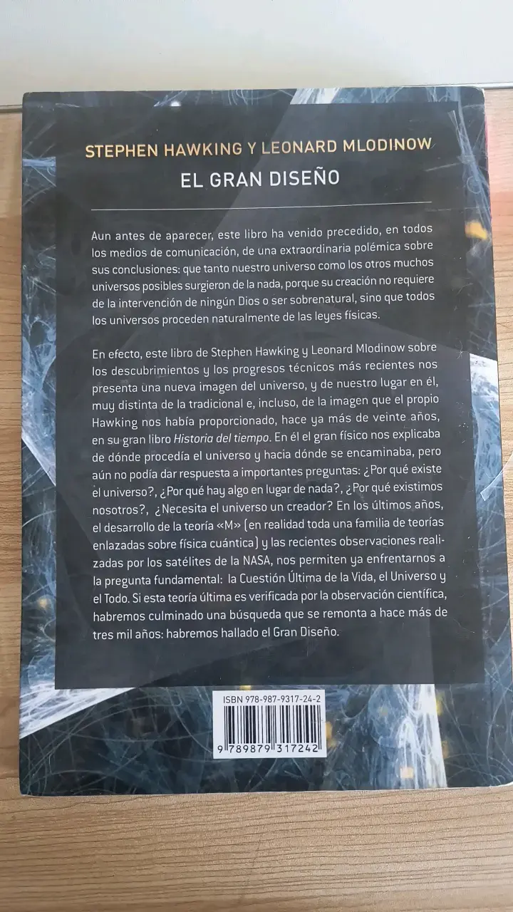 Libro 'El Gran Diseño' de Stephen Hawking - 2