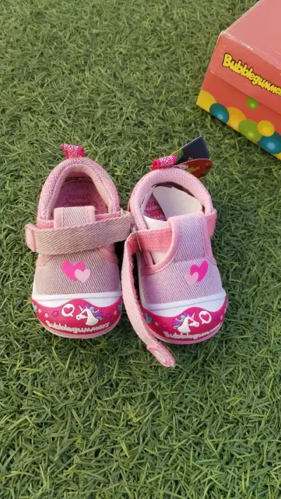 Zapatillas Bubblegummers rosadas para niñas - miniatura 1