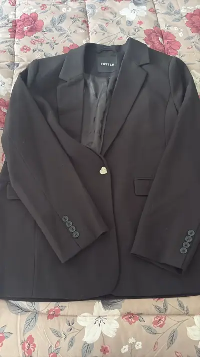Blazer negro Foster elegante para mujer - miniatura 1