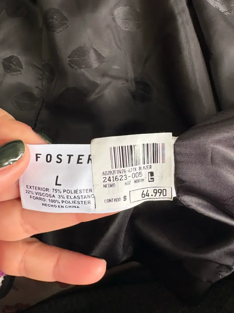 Blazer negro Foster elegante para mujer - 3