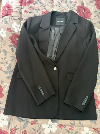 Blazer negro Foster elegante para mujer - miniatura 4