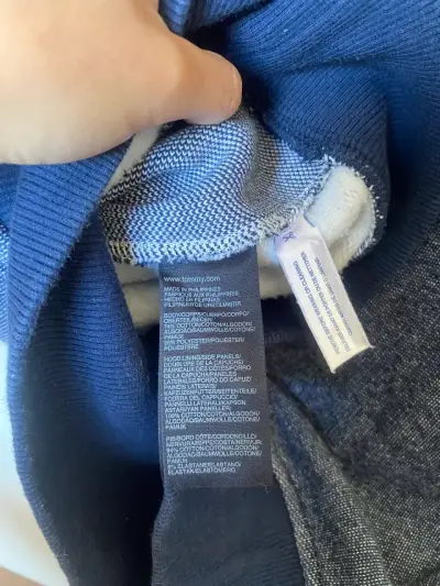 Polerón Tommy Hilfiger azul con capucha - miniatura 4
