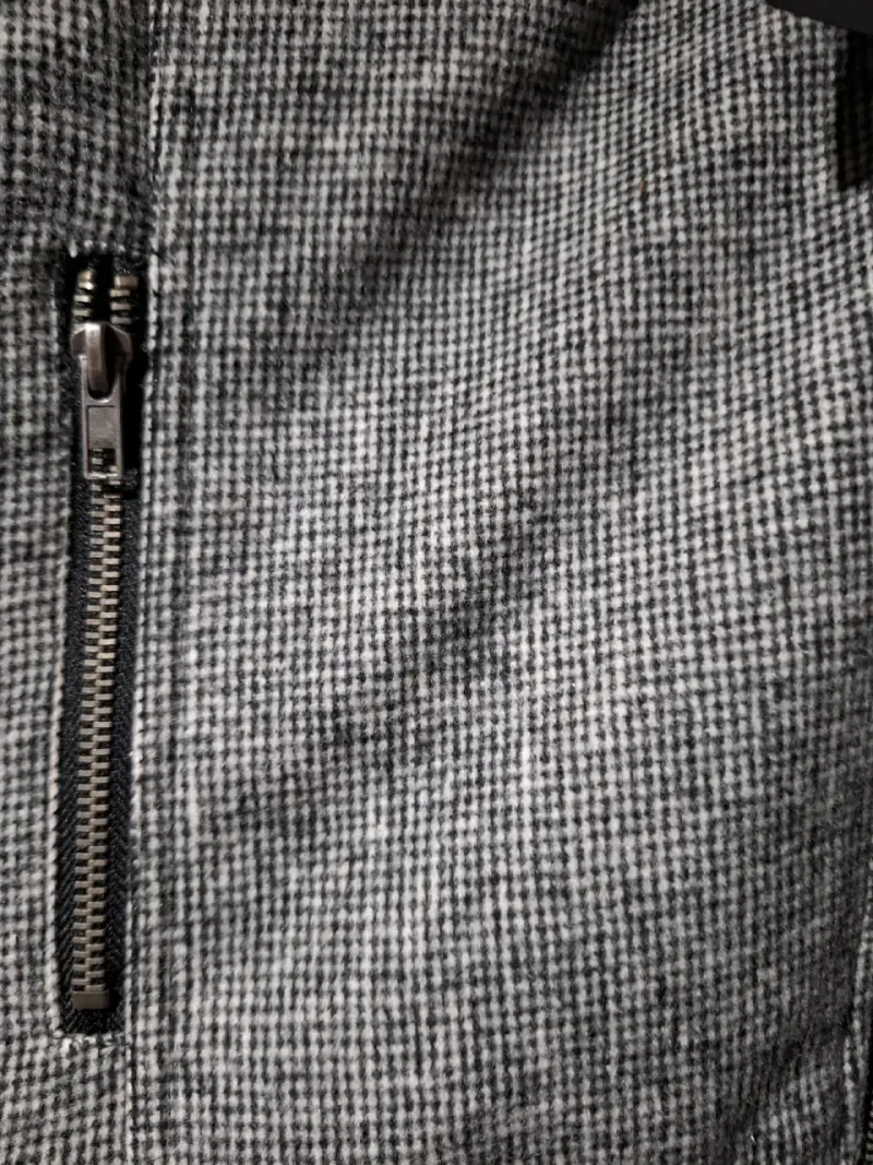 Chaqueta Lorenzo di Ponti gris y negra nueva - 3