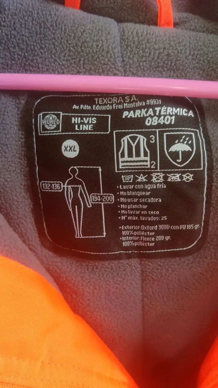 Chaqueta de seguridad reflectante naranja - 3
