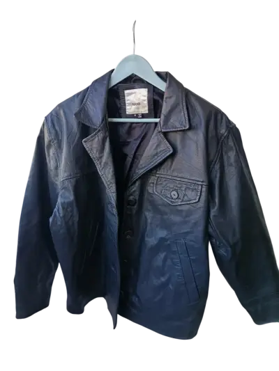 Chaqueta Saco de Cuero Vintage Avanti - miniatura 1