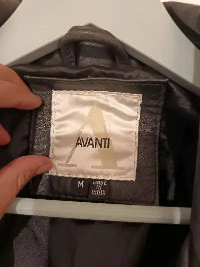 Chaqueta Saco de Cuero Vintage Avanti - miniatura 4