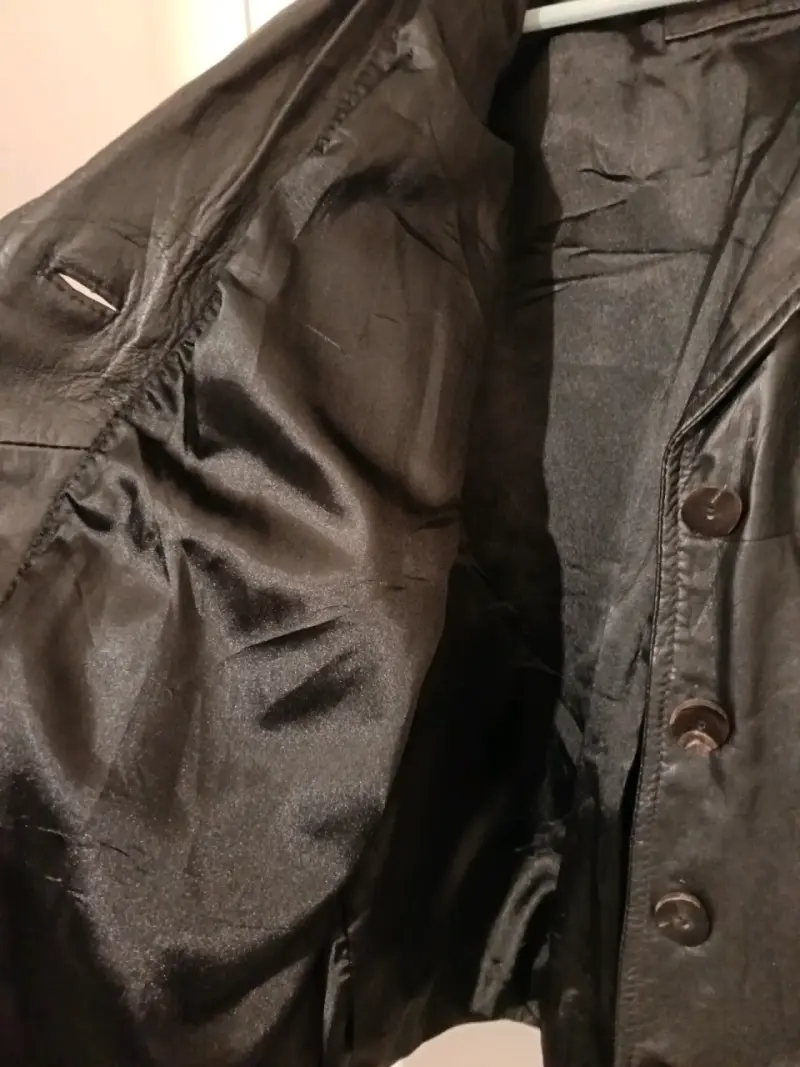 Chaqueta Saco de Cuero Vintage Avanti - 5