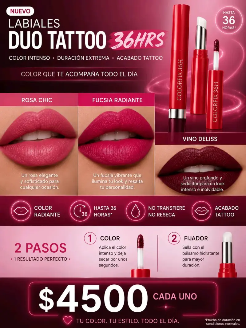 Labial Duo Tattoo 36H Colorfix