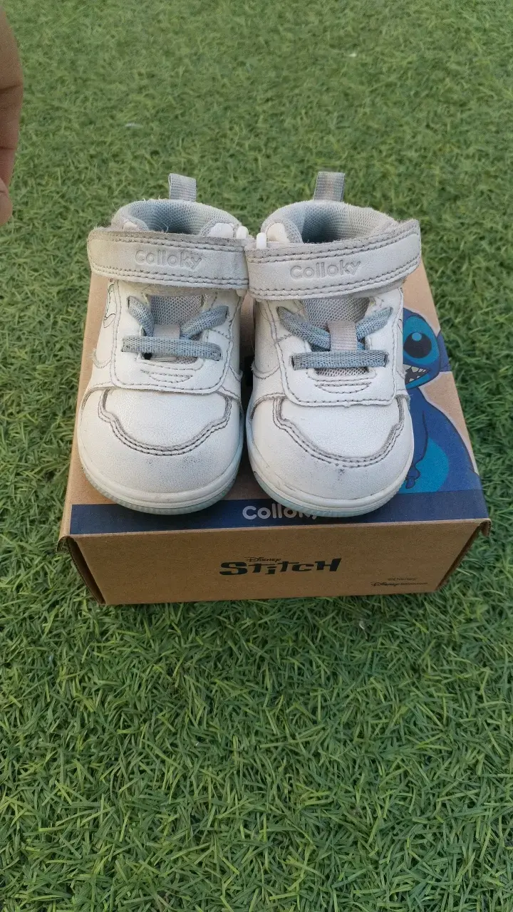 Zapatillas infantiles Stitch Colloky blancas - 2