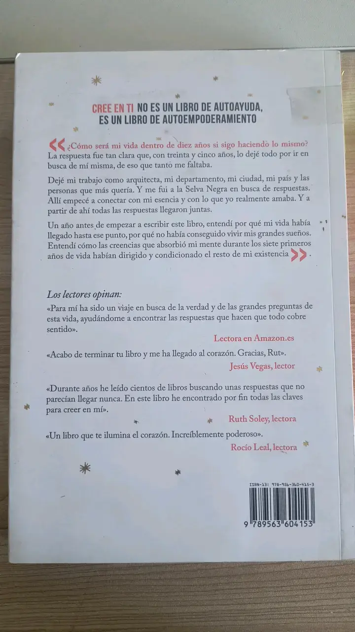 Libro 'Cree en Ti' de Rut Nieves - 2