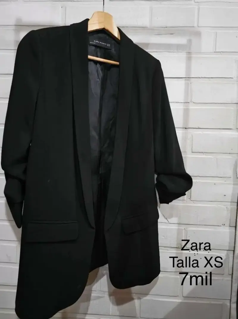 Blazer negro Zara mujer talla XS