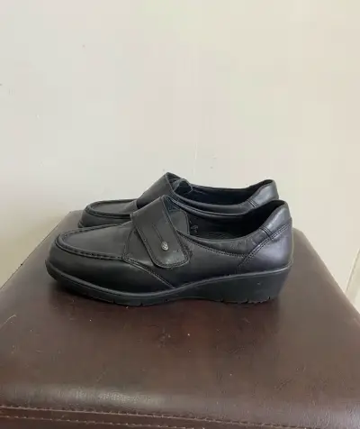 Zapatos de cuero negro Medicus para mujer - miniatura 2