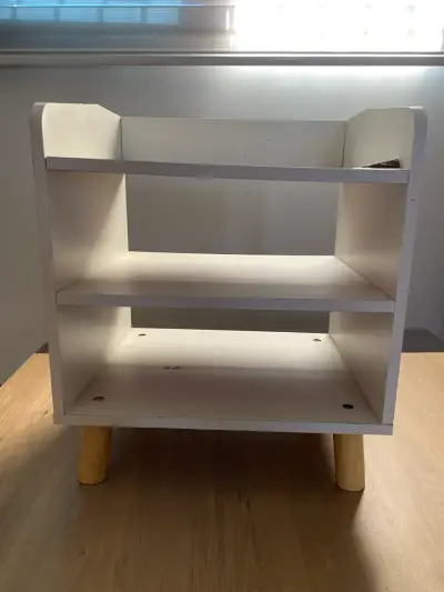 Mesita baja de madera blanco - miniatura 1