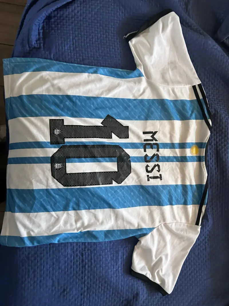 Camiseta de fútbol Argentina 2022 con número 10 - 4
