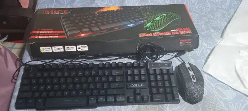 Teclado y mouse gamer iMICE KM-680 - 1