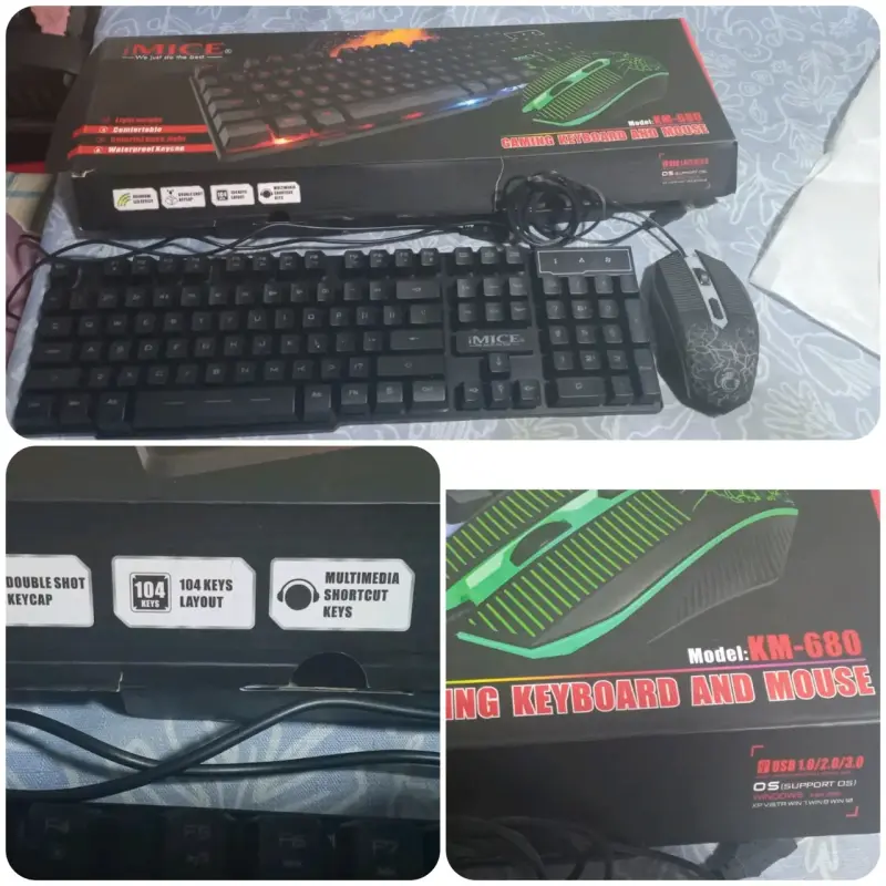 Teclado y mouse gamer iMICE KM-680 - 4