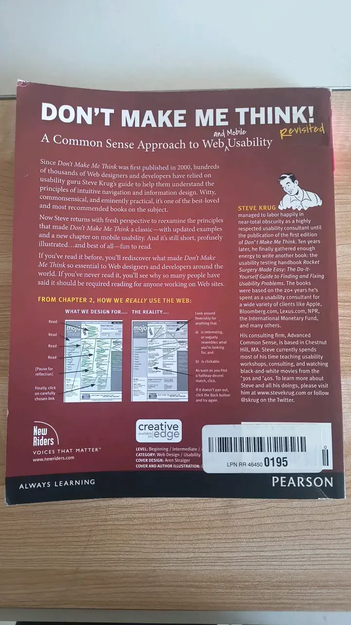 Libro 'Don't Make Me Think' de Steve Krug - 2
