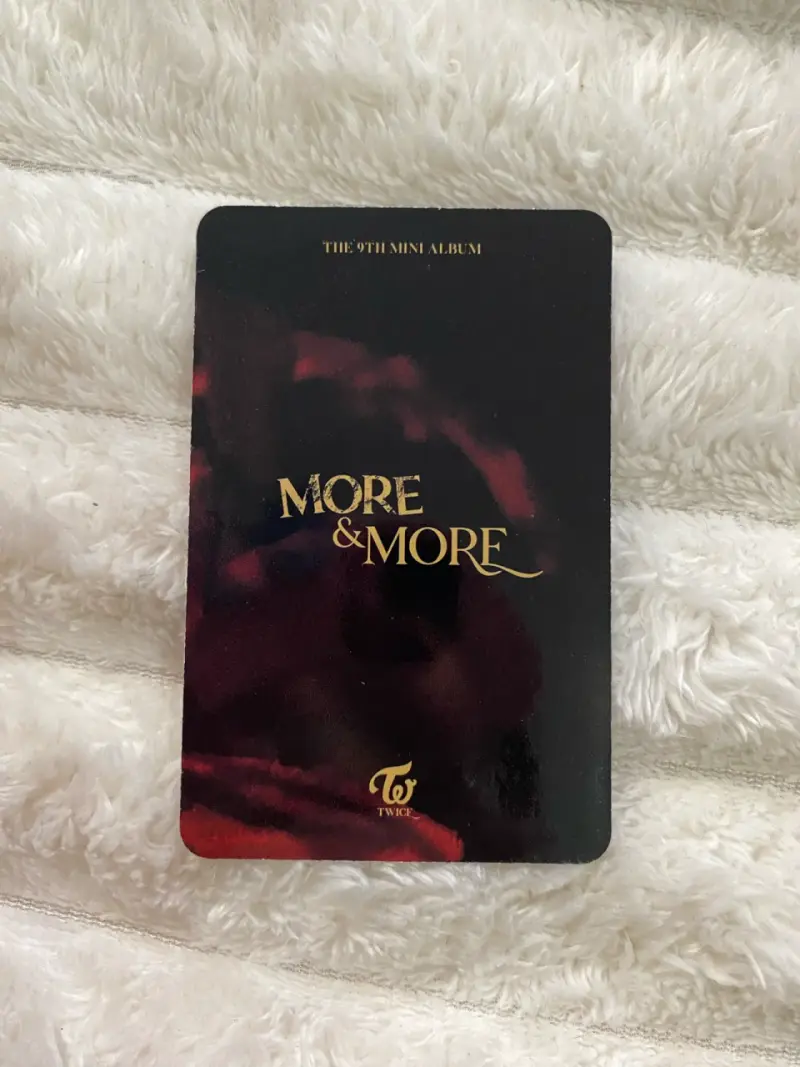 Photocard mina more&more - Twice 🎀 - 2