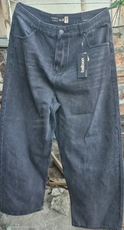 Jeans Balloon denim gris talla 46 nuevo - miniatura 1