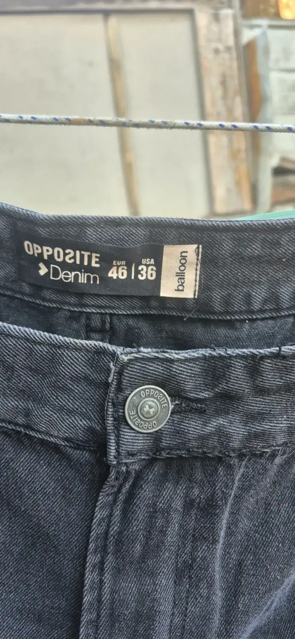 Jeans Balloon denim gris talla 46 nuevo - 2