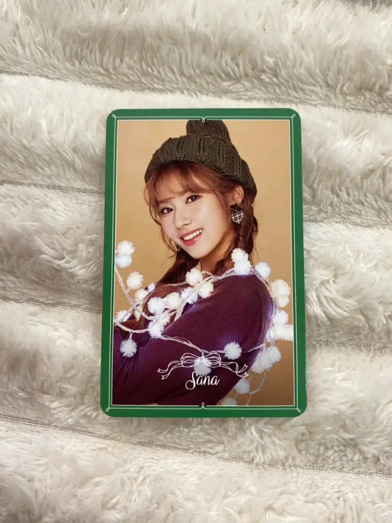 Photocard Sana merry&happy - Twice 🎀 - 1