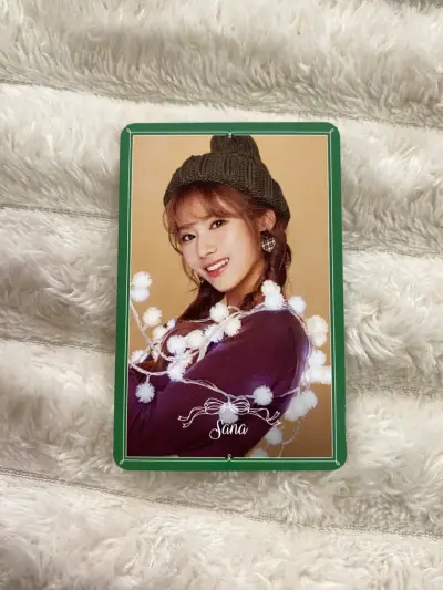 Photocard Sana merry&happy - Twice 🎀 - miniatura 1