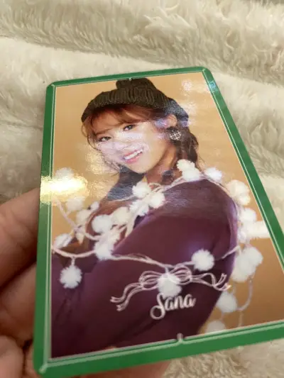 Photocard Sana merry&happy - Twice 🎀 - miniatura 3