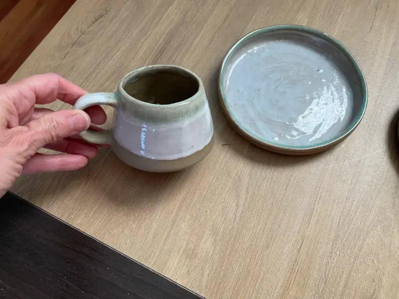 Set de tazas de cerámica artesanal - 3