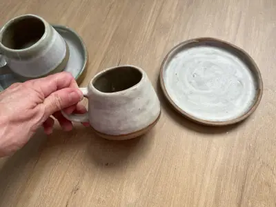 Set de tazas de cerámica artesanal - miniatura 4