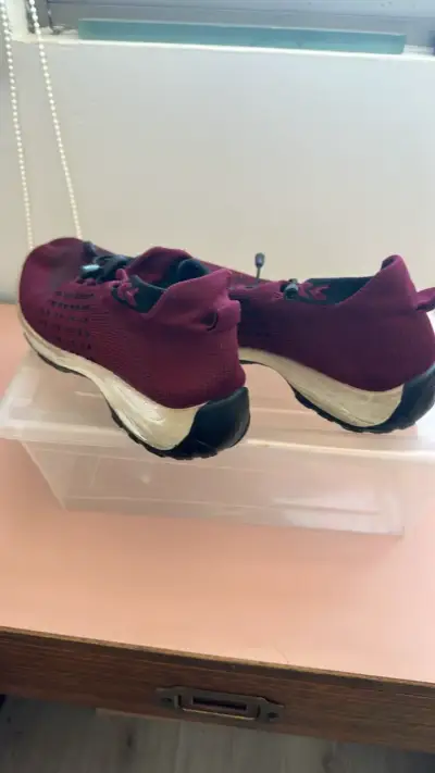 Zapatillas deportivas burdeos unisex - miniatura 3