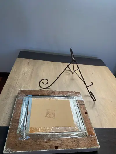 Marco de madera vintage desgastado - miniatura 5