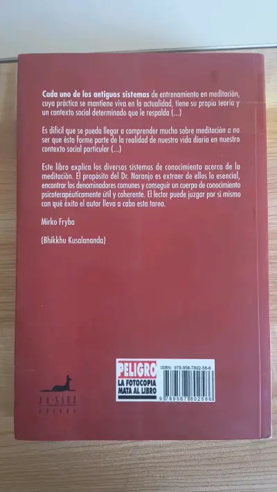 Libro 'Entre Meditación y Psicoterapia' - miniatura 2