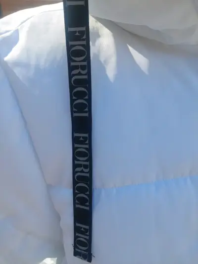Chaqueta blanca con capucha Fiorucci - miniatura 2