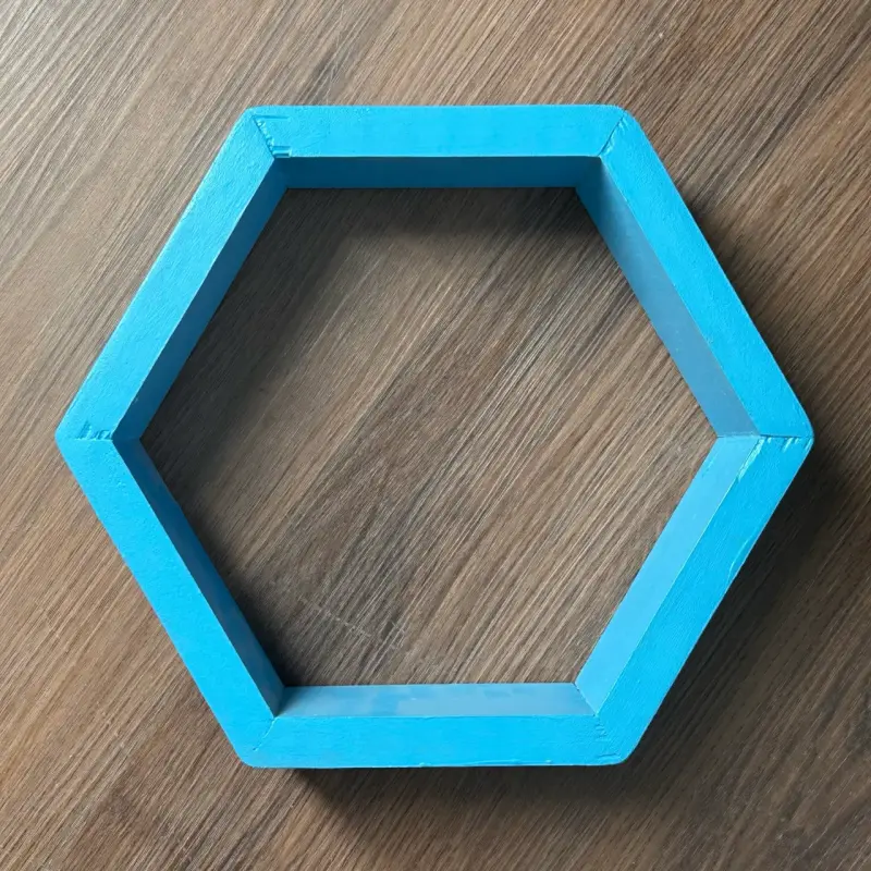 Estantes hexagonales de colores - 6