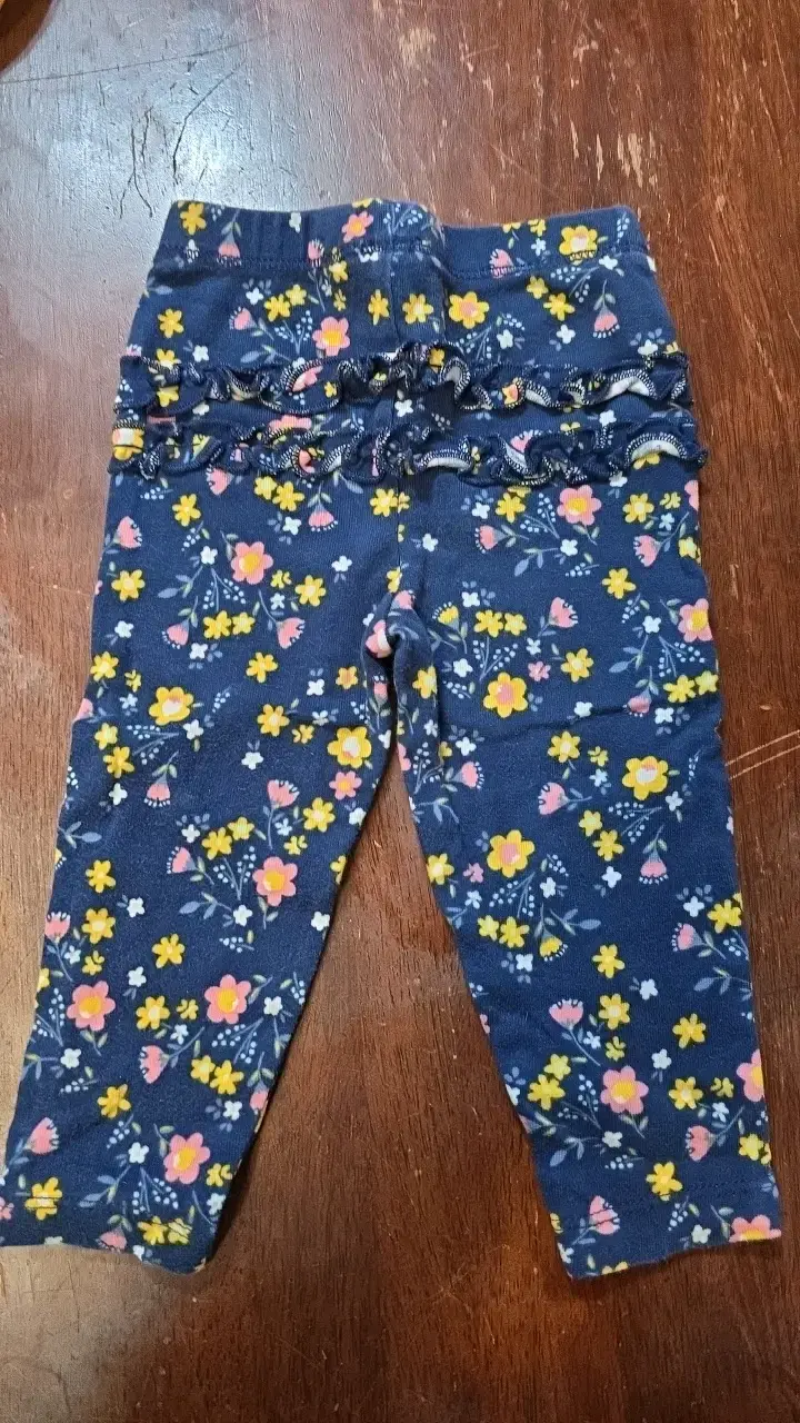 Leggings de bebé con estampado floral - 2