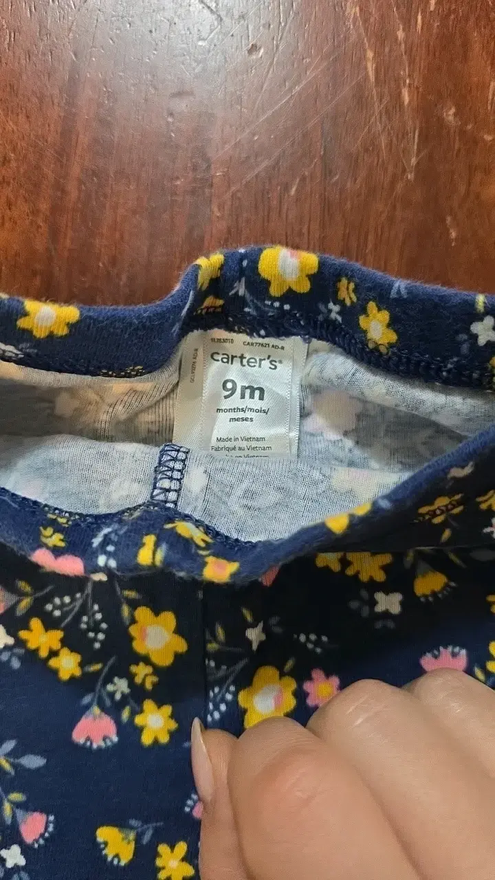Leggings de bebé con estampado floral - 3