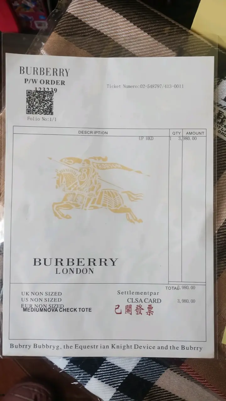 BUFANDA BURBERRY ORIGINAL – NUEVA CON ETIQUETAS Y - 4