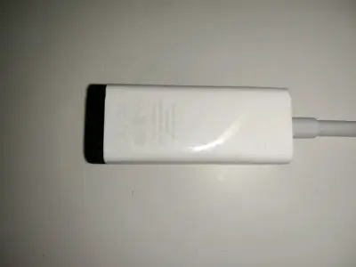 Adaptador thunderbolt a cable lan original - miniatura 1