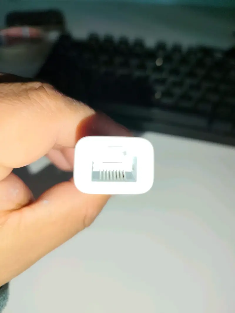 Adaptador thunderbolt a cable lan original - 2