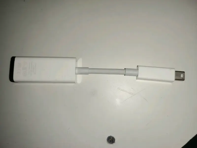 Adaptador thunderbolt a cable lan original - 6