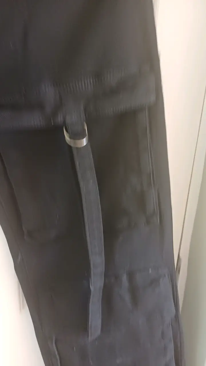 Pantalones cargo negros Menina Jeans - 3