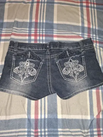 Shorts de mezclilla marca true rock - miniatura 1