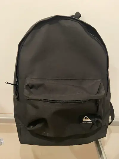 Mochila Quiksilver negra de lona - miniatura 1