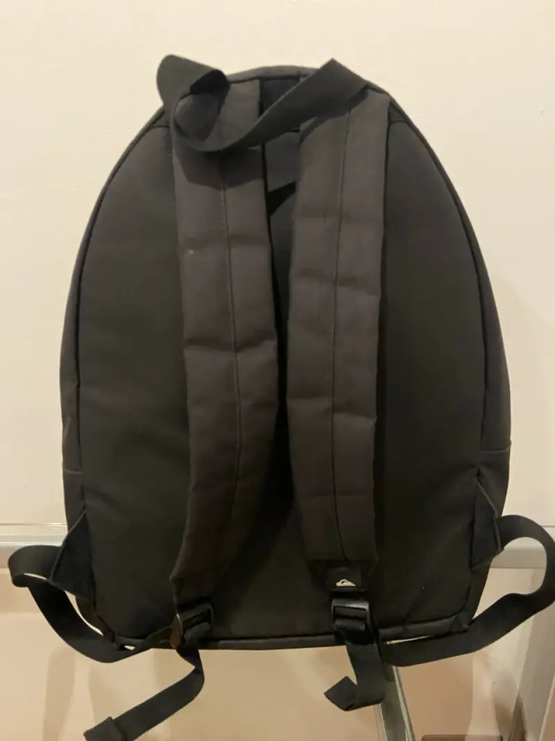 Mochila Quiksilver negra de lona - 3