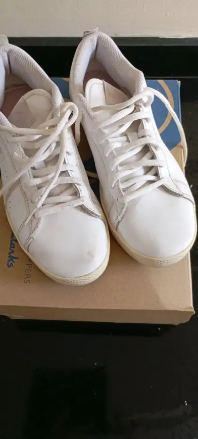 Zapatillas blancas casuales unisex - miniatura 2