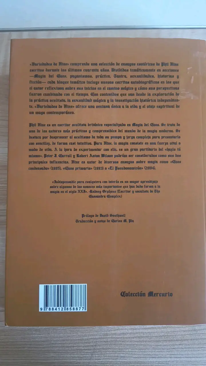 Libro 'Variedades de Hine' de Phil Hine - 2